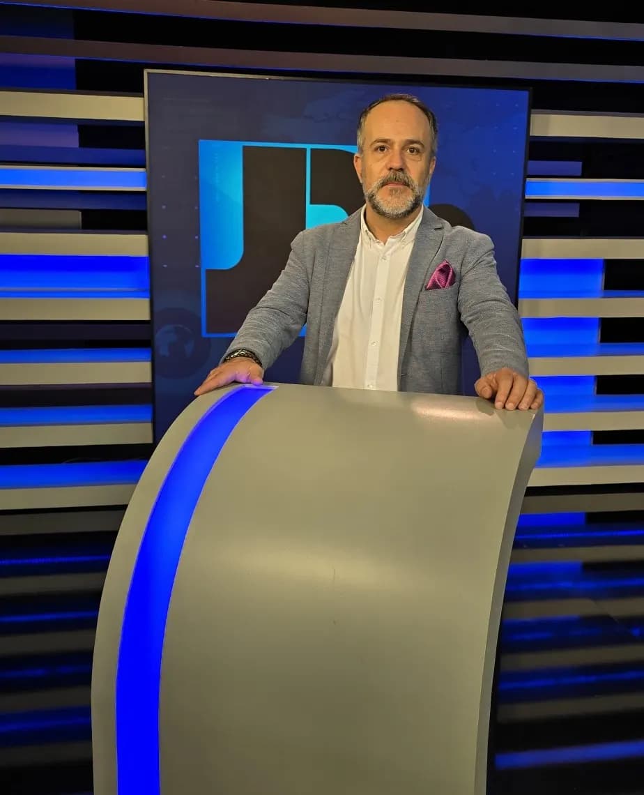 José Manuel Barbosa nos estúdios da Jovem Pan