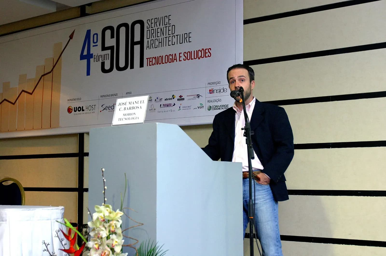 José Manuel Barbosa palestra no 4º Fórum SOA
